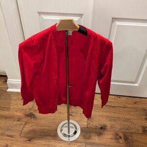 J. Crew cardigan - red, M